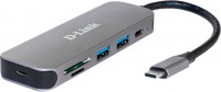Картридер / USB-хаб D-Link DUB-2325 