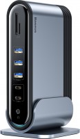 Фото - Картридер / USB-хаб BASEUS Working Station Multifunctional Type-C HUB