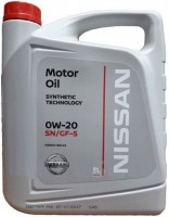 Фото - Моторное масло Nissan Motor Oil 0W-20 5 л