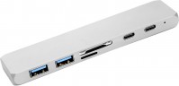 Картридер / USB-хаб Power Plant CA911684 