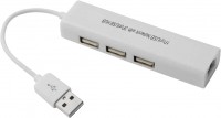 Фото - Картридер / USB-хаб Dynamode USB2.0-RJ45-HUB3
