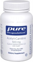 Фото - Сжигатель жира Pure Encapsulations Acetyl-l-Carnitine 500 mg 60 cap 60 шт