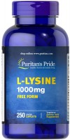 Фото - Аминокислоты Puritans Pride L-Lysine 1000 mg 60 cap 