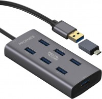 Фото - Картридер / USB-хаб Promate EzHub-7 