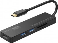 Фото - Картридер / USB-хаб Promate LinkHub-C 