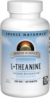Фото - Аминокислоты Source Naturals L-Theanine 200 mg 60 cap 
