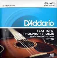 Фото - Струны DAddario Flat Top Phosphor Bronze 12-53 