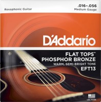 Фото - Струны DAddario Flat Top Phosphor Bronze 16-56 