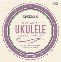 Фото - Струны DAddario Clear Nylon Ukulele Concert 