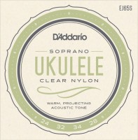 Фото - Струны DAddario Clear Nylon Ukulele Soprano 