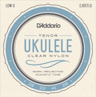 Фото - Струны DAddario Clear Nylon Ukulele Low-G Tenor 