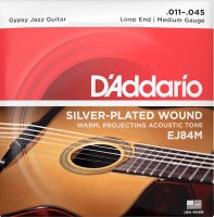 Фото - Струны DAddario Gypsy Jazz Silverplated Wound 11-45 