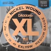 Фото - Струны DAddario XL Nickel Wound Third 11-49 