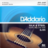 Фото - Струны DAddario Acoustic Silk and Steel 12-String 11-47 