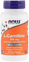 Фото - Сжигатель жира Now L-Carnitine 500 mg 60 шт