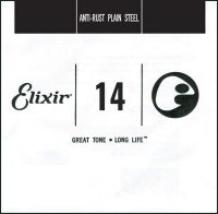 Фото - Струны Elixir Anti-Rust Plain Steel Single 14 