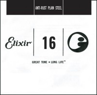 Фото - Струны Elixir Anti-Rust Plain Steel Single 16 
