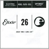 Фото - Струны Elixir Electric Optiweb Nickel Plated Steel Single 26 