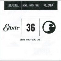 Фото - Струны Elixir Electric Optiweb Nickel Plated Steel Single 36