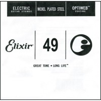 Фото - Струны Elixir Electric Optiweb Nickel Plated Steel Single 49 