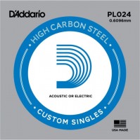 Фото - Струны DAddario Single Plain Steel 024 