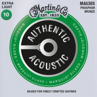 Фото - Струны Martin Authentic Acoustic Marquis Silked Phosphor Bronze 10-47 