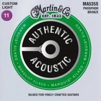 Фото - Струны Martin Authentic Acoustic Marquis Silked Phosphor Bronze 11-52 