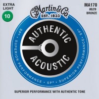 Фото - Струны Martin Authentic Acoustic SP Bronze 10-47 