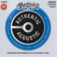 Фото - Струны Martin Authentic Acoustic SP Phosphor Bronze 12-54 