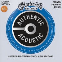 Фото - Струны Martin Authentic Acoustic SP Phosphor Bronze 12.5-55 