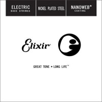 Фото - Струны Elixir Electric Bass Nanoweb Nickel Plated Steel Single 85