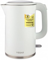 Фото - Электрочайник Vegas VEK-2088W 2200 Вт 1.7 л  белый