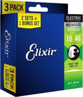 Фото - Струны Elixir Electric Optiweb Light 10-46 (3-Pack) 