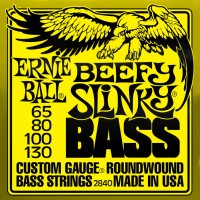 Фото - Струны Ernie Ball Slinky Nickel Wound Bass 65-130 