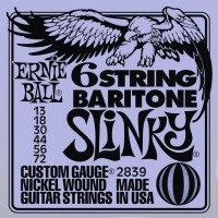 Фото - Струны Ernie Ball Slinky Nickel Wound Baritone 13-72 