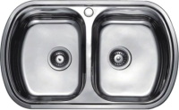 Фото - Кухонная мойка Haiba HB 80x49 Double 800x490