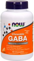 Фото - Аминокислоты Now GABA Chewable 90 tab 