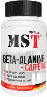 Фото - Аминокислоты MST Beta-Alanine plus Caffeine 90 tab 