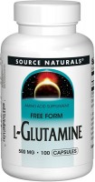 Фото - Аминокислоты Source Naturals L-Glutamine 500 mg 100 tab 