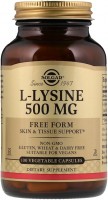 Фото - Аминокислоты SOLGAR L-Lysine 500 mg 50 cap 