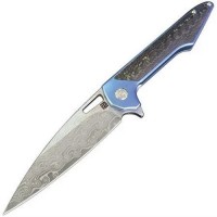 Фото - Нож / мультитул Artisan Archaeo Damascus Titanium 