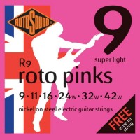 Струны Rotosound Roto Pinks 9-42 