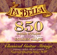 Фото - Струны La Bella Elite Golden Nylon 850 