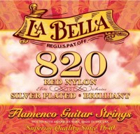 Фото - Струны La Bella Elite Flamenco Red Nylon 820
