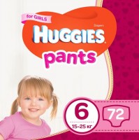 Фото - Подгузники Huggies Pants Girl 6 / 72 pcs 