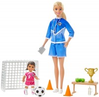 Фото - Кукла Barbie Soccer Coach Playset GLM47 