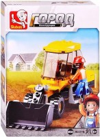 Фото - Конструктор Sluban Small Wheel Loader M38-B0377B 