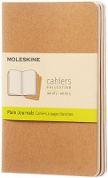 Фото - Блокнот Moleskine Set of 3 Plain Cahier Journals Pocket Beige 