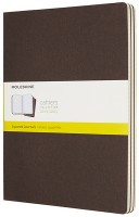 Фото - Блокнот Moleskine Set of 3 Ruled Cahier Journals Large Dark Brown 