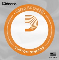 Фото - Струны DAddario 80/20 Bronze Single 20 